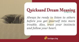 Quicksand Dream Meaning