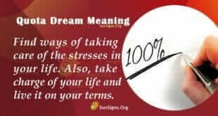 quota dream meaning