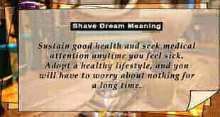 shave dream meaning