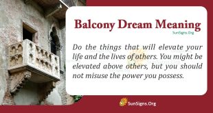 Balcony Dream Meaning