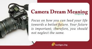 Camera Dream Meaning