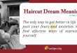 Haircut Dream Meaning