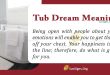 Tub Dream Meaning