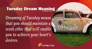 Tuesday Dream Meaning