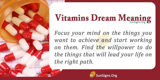 Vitamins Dream Meaning