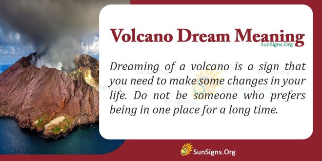 Volcano Dream Meaning