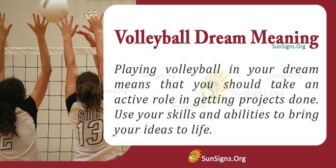 Volleyball Dream Meaning