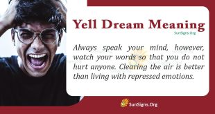 Yell Dream Meaning