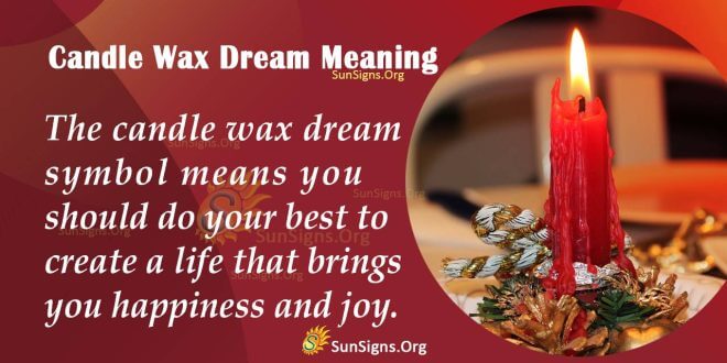 Candle Wax Dream Meaning