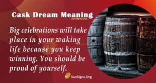 Cask Dream Meaning