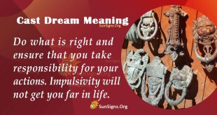 Cast Dream Meaning