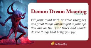 Demon Demon Dream Meaning