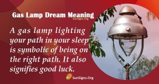 Gas Lamp Dream Meaning