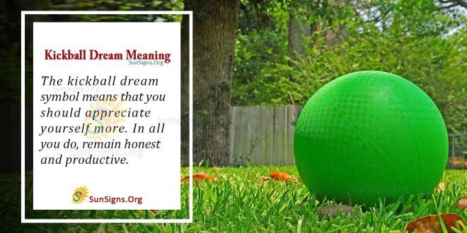 Kickball Dream Meaning