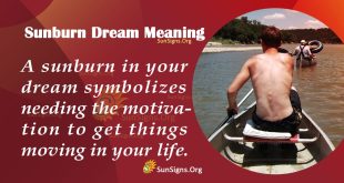 Sunburn Dream Meaning