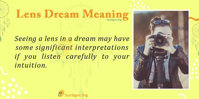 Lens Dream Meaning