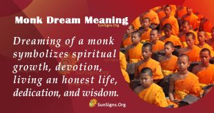 Monk Dream Meaning