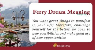 Ferry Dream Meaning