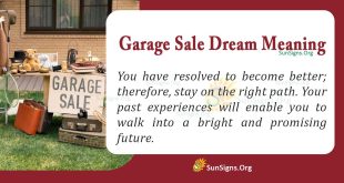 Garage Sale Dream Meaning