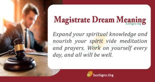 Magistrate Dream Meaning