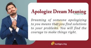 Apologize Dream Meaning