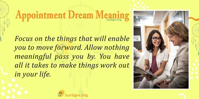 Appointment Dream Meaning