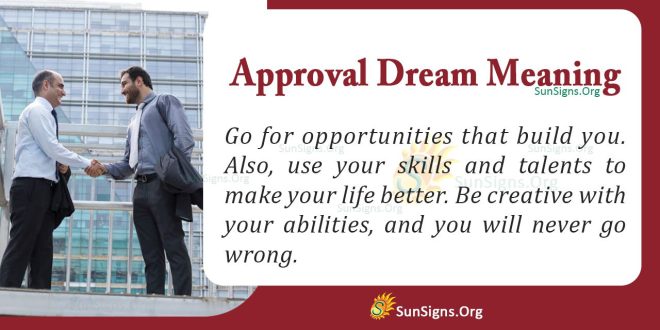 Approval Dream Meaning
