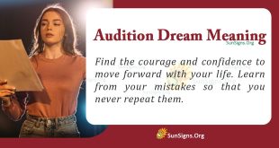 Audition Dream Meaning