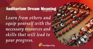 Auditorium Dream Meaning