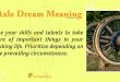 Axle Dream Meaning