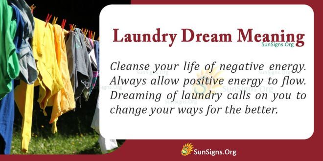 Laundry Dream Meaning