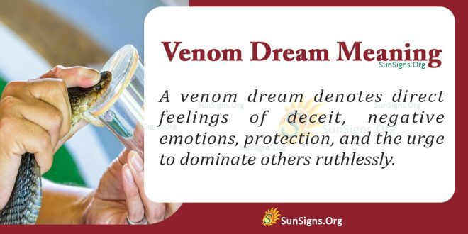 Venom Dream Meaning