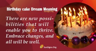 Birthday Cake Dream Meaning