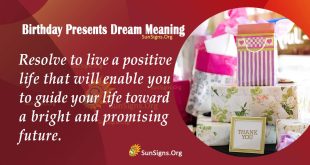 Birthday Presents Dream Meaning