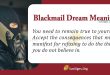 Blackmail Dream Meaning