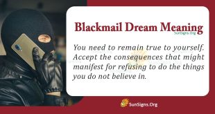 Blackmail Dream Meaning