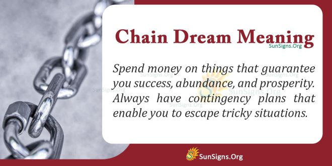 Chain Dream Meaning