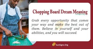 Chopping Dream Meaning