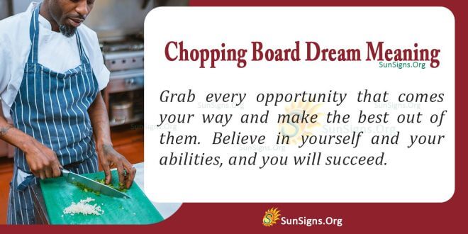 Chopping Dream Meaning