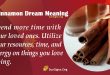 Cinnamon Dream Meaning