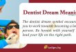 Dentist Dream Meaning
