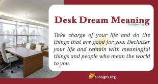 Desk Dream Meaning