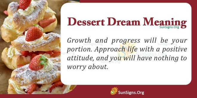 Dessert Dream Meaning;