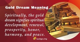 Gold Dream Meaning