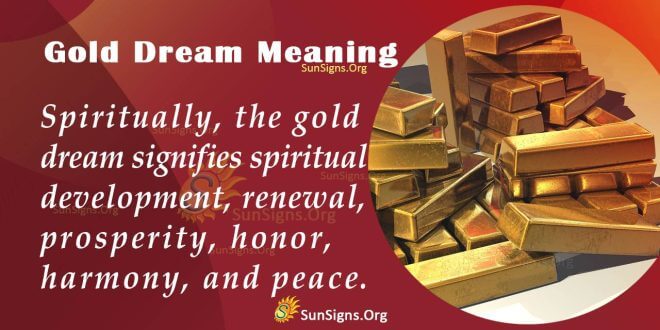 Gold Dream Meaning