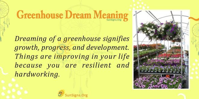 Greenhouse Dream Meaning