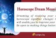 Horoscope Dream Meaning