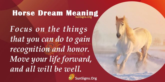 Horse Dream Meaning