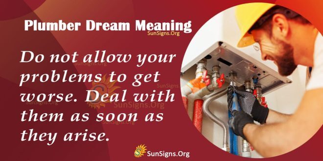 Plumber Dream Meaning