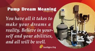 Pump Dream Meaning